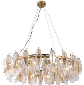 ການແນະນໍາຂອງ villa ແກ້ວ Chandelier ທີ່ທັນສະໄຫມ