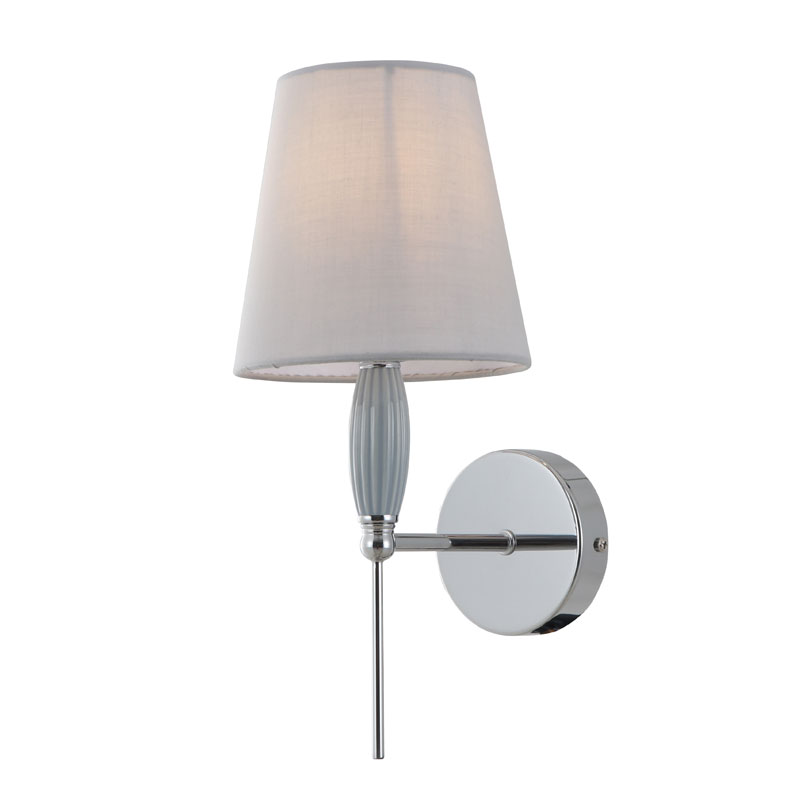 Graceful Tail Porcelain Uplight Wall Scone