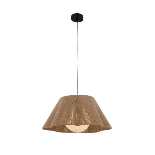hemp rofe ແລະ shade shade pendant ໂຄມໄຟ