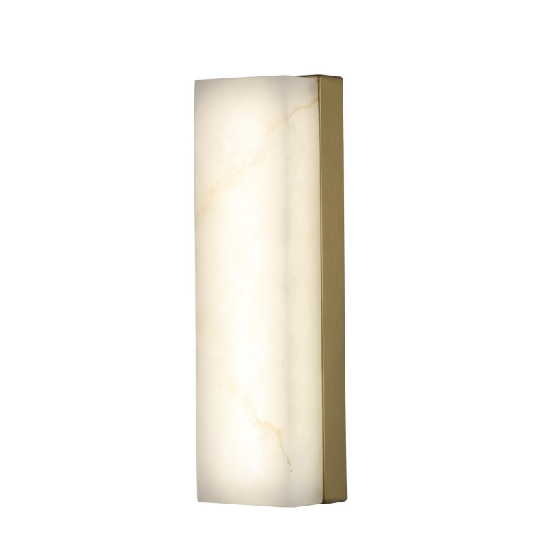 Alabaster LED Wall Sconce ທີ່ທັນສະໄຫມ